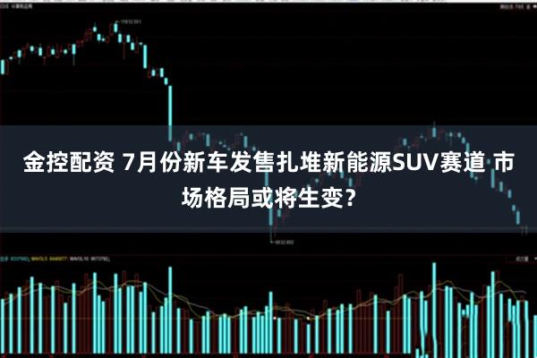金控配资 7月份新车发售扎堆新能源SUV赛道 市场格局或将生变？